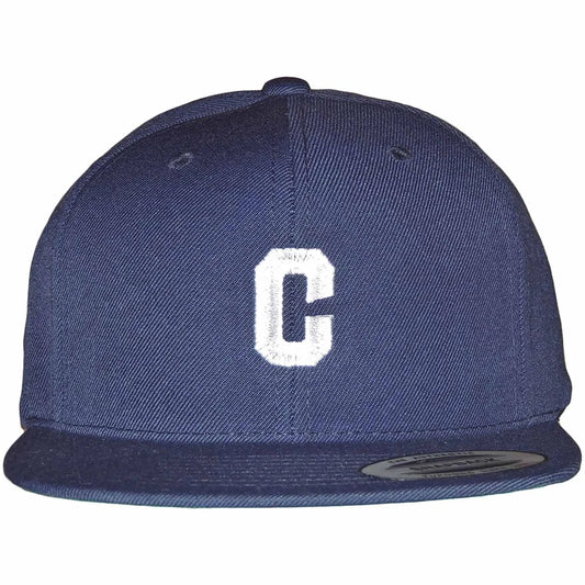 CROOZE C Logo Snapback -ネイビー