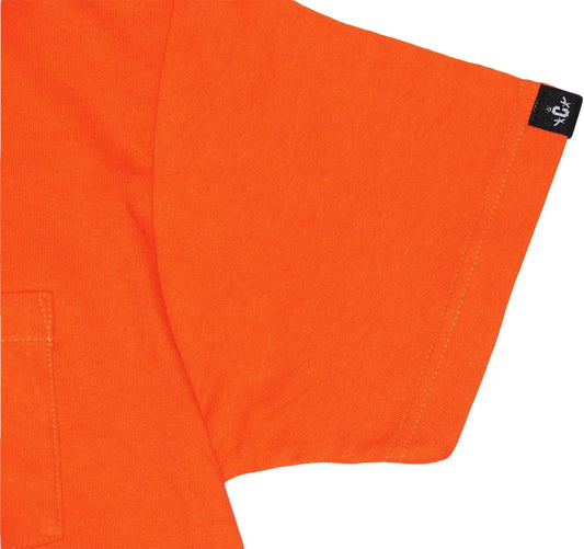 CROOZE Script Pocket Tee -オレンジ