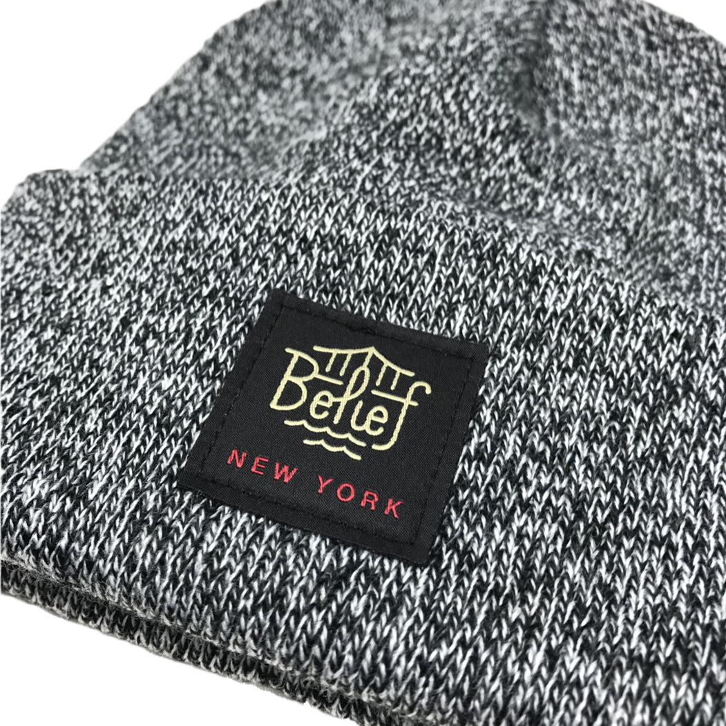 Belief NYC Triboro Beanie -ゼブラマール