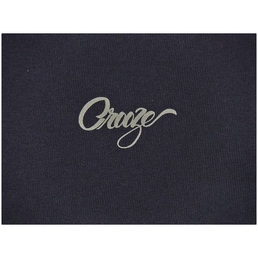 CROOZE Script Long Sleeve Tee -ネイビー