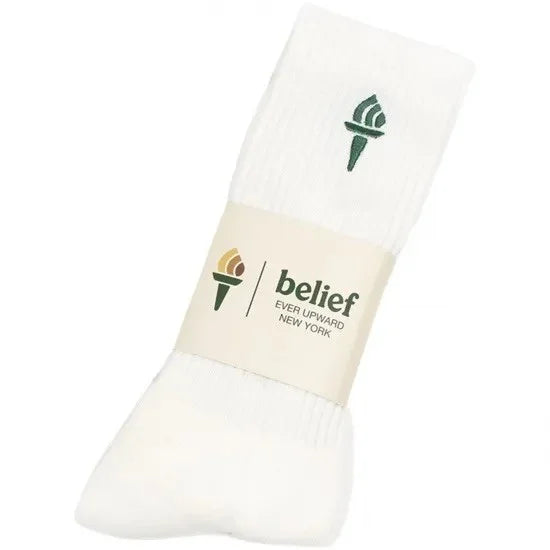 Belief NYC Torch Athletic Sock ーホワイト