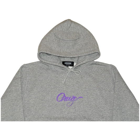 CROOZE Script Logo Hoodie -グレー