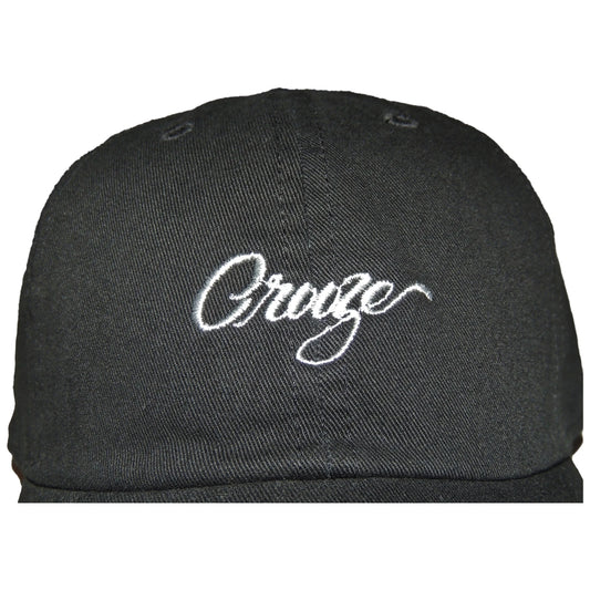 CROOZE Script Logo Cap -ブラック