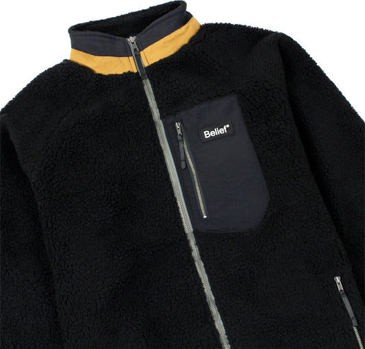 Belief NYC Arctic Zip Fleece -ブラック