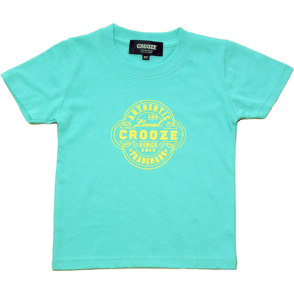 CROOZE Kid's Trade Mark Tee -ミントグリーン