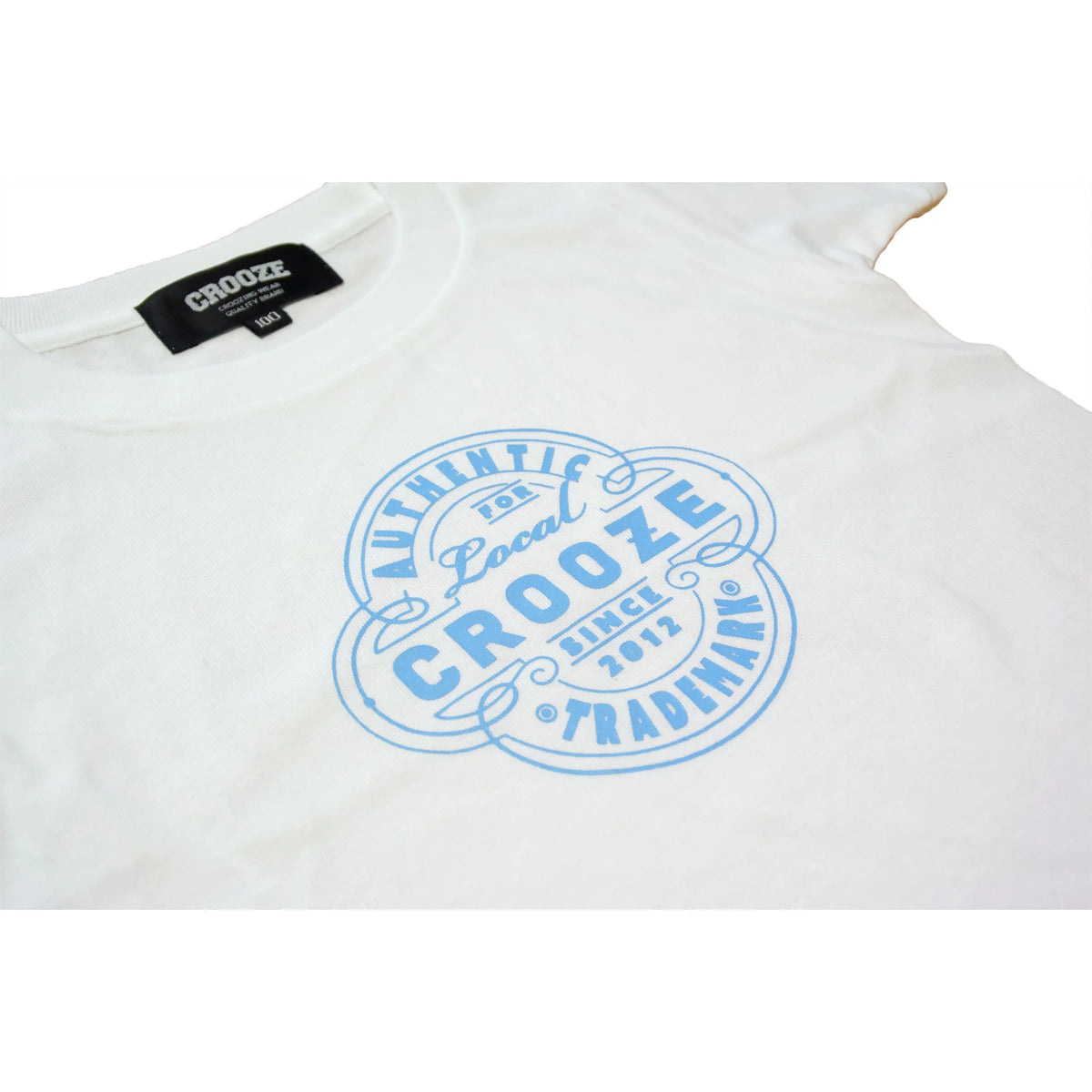 CROOZE Kid's Trade Mark Tee -ホワイト