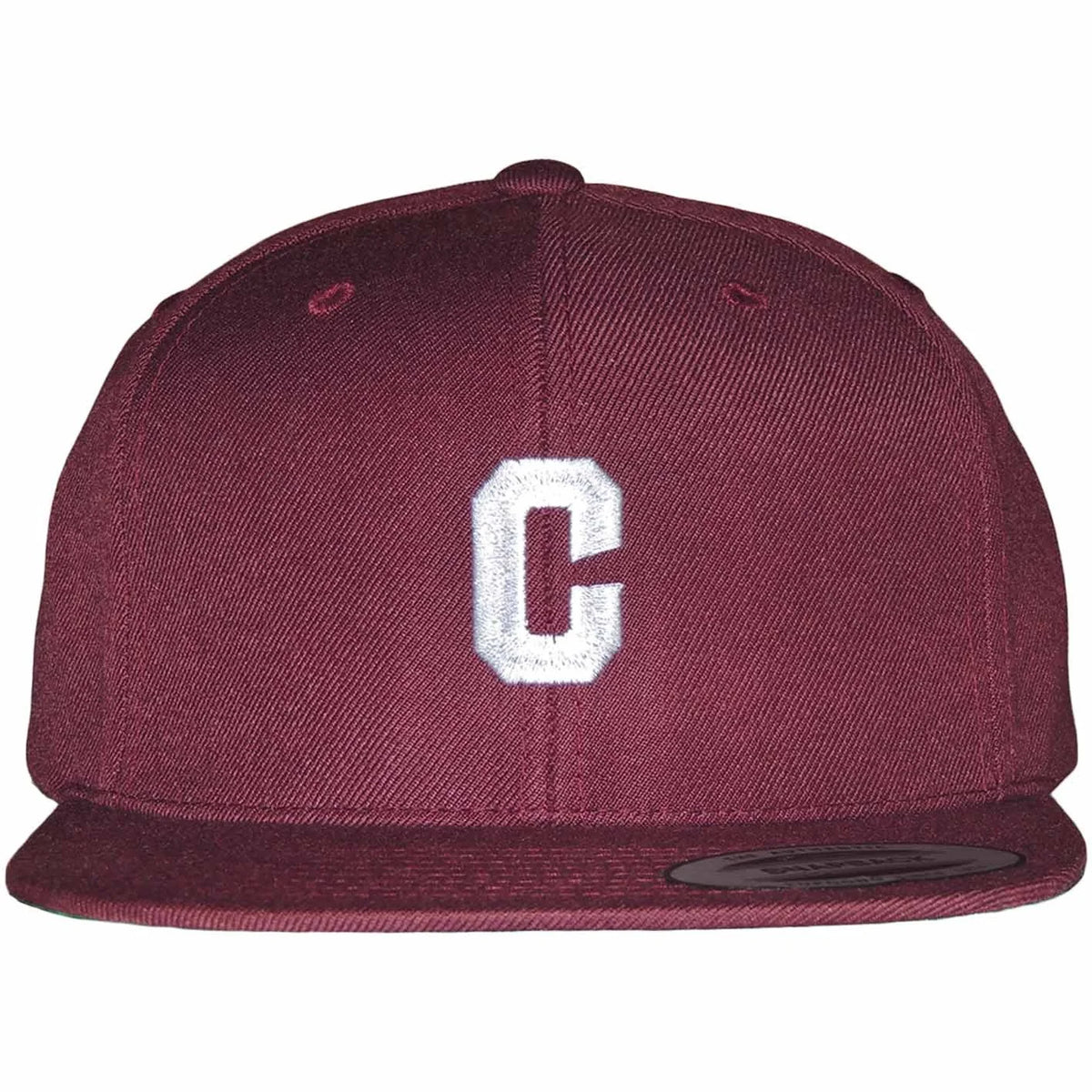 CROOZE C Logo Snapback -マルーン