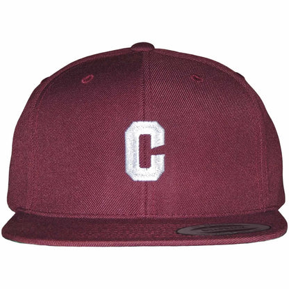 CROOZE C Logo Snapback -マルーン