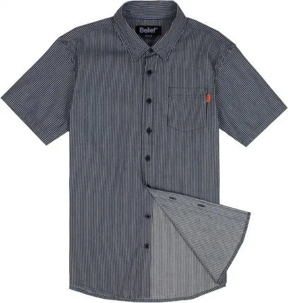 Belief NYC Union S/S Button Up -レールロードデニム