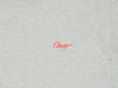 CROOZE Script Long Sleeve Tee -アッシュ