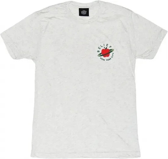 Belief NYC City Space Tee -アッシュヘザー