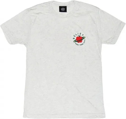 Belief NYC City Space Tee -アッシュヘザー