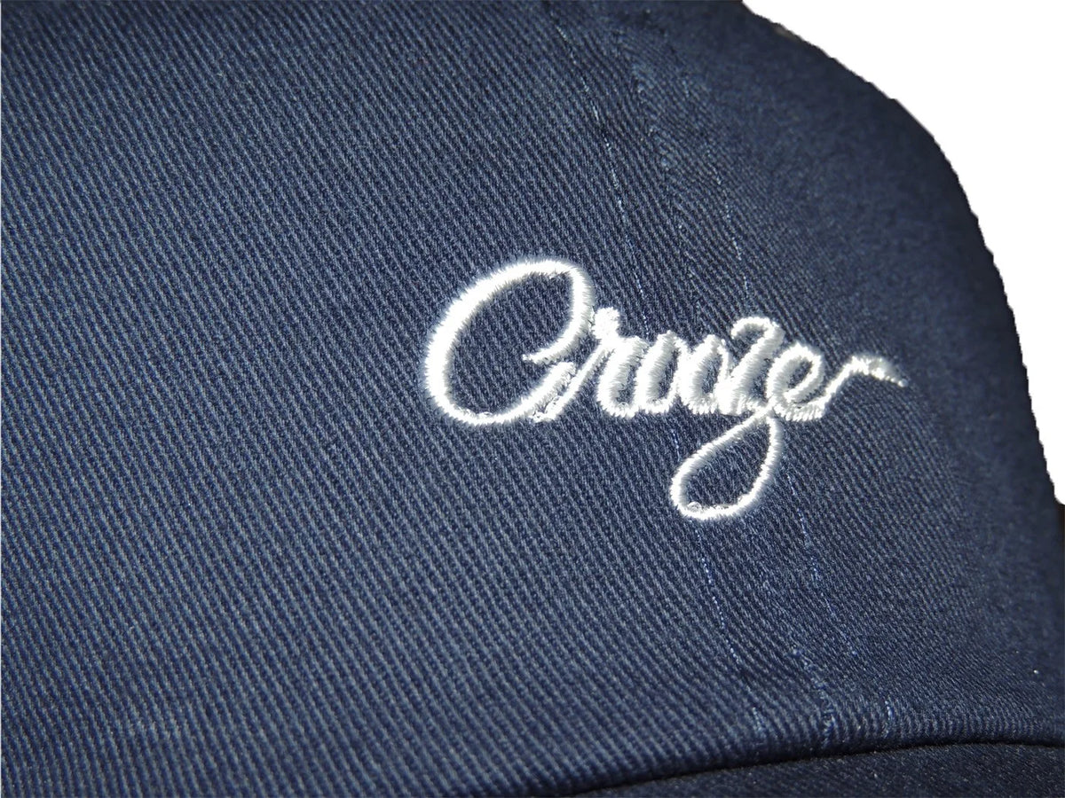 CROOZE Script Logo Cap -ネイビー