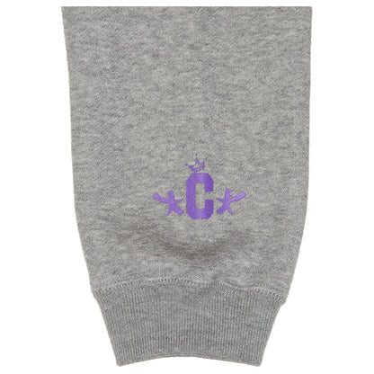 CROOZE Script Logo Hoodie -グレー
