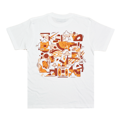 CROOZE x Drue Egg Pocket Tee -ホワイト