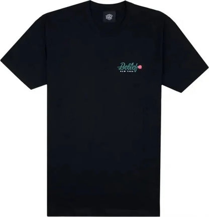 Belief NYC Rose Tee -ブラック