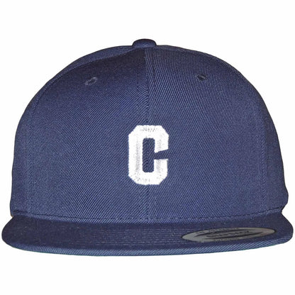 CROOZE C Logo Snapback -ネイビー