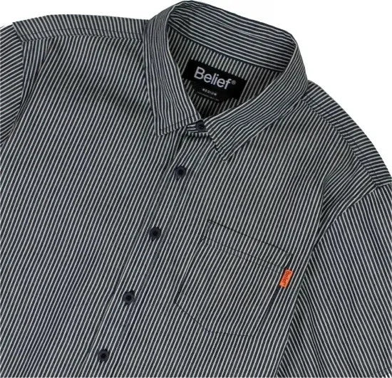 Belief NYC Union S/S Button Up -レールロードデニム