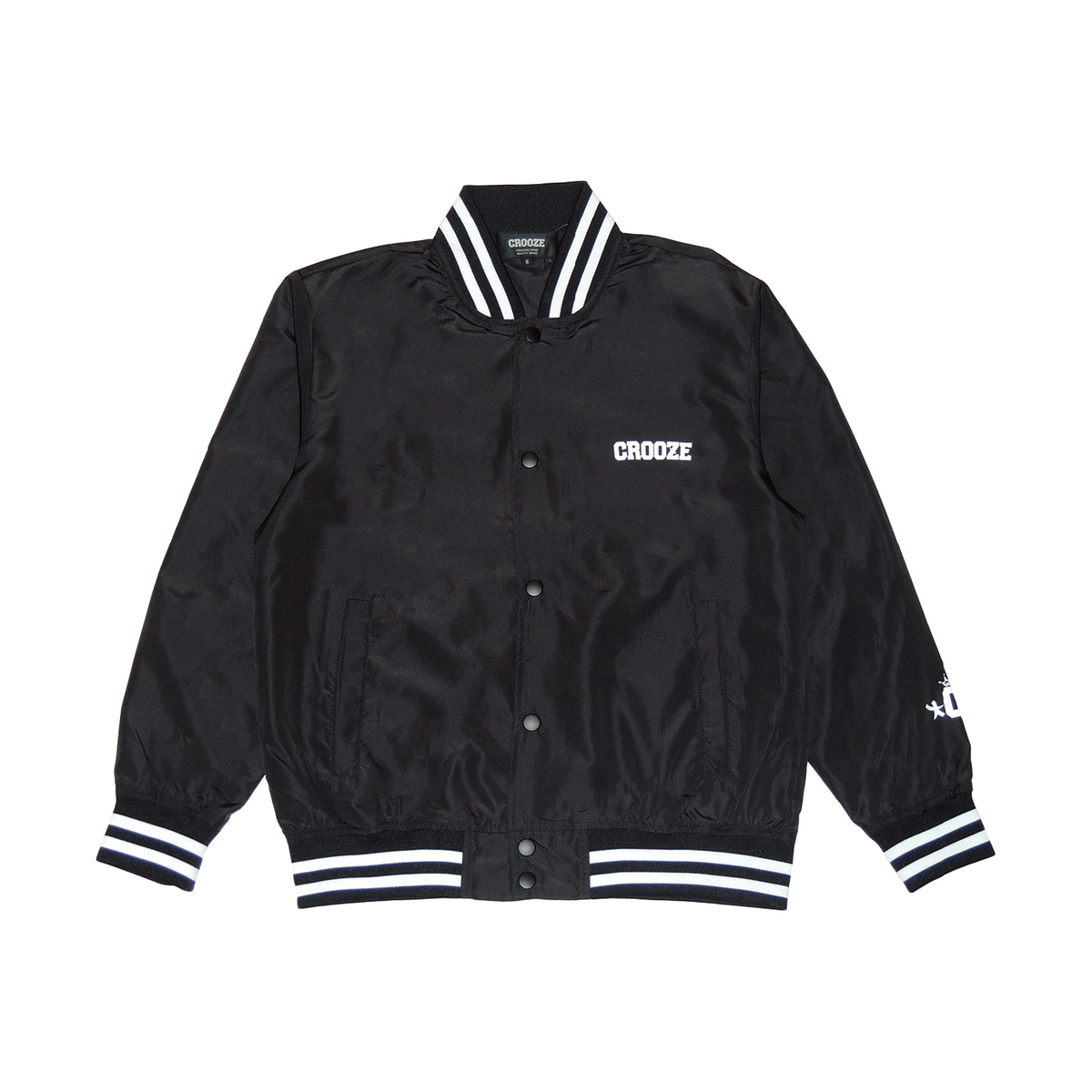 CROOZE Classic Stadium Nylon Jacket -ブラック
