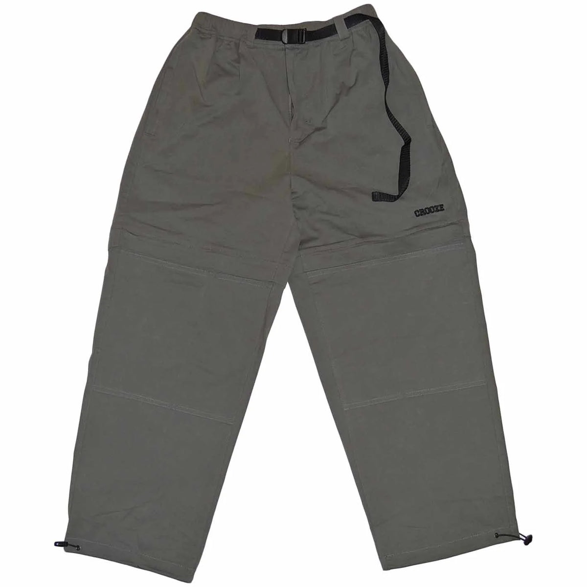 CROOZE Classic Logo Convertible Pant -チャコール