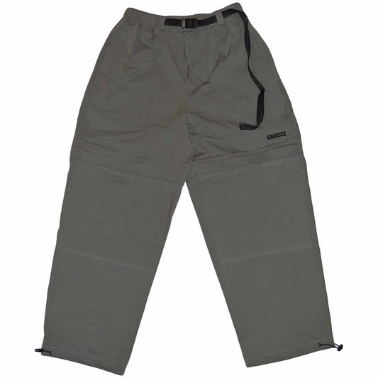 CROOZE Classic Logo Convertible Pant -チャコール