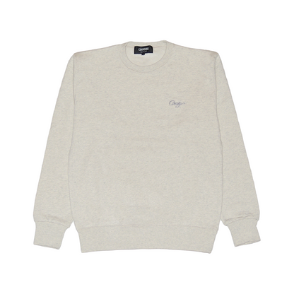 CROOZE Script Logo Crewneck -オートミール