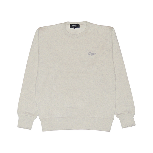 CROOZE Script Logo Crewneck -オートミール