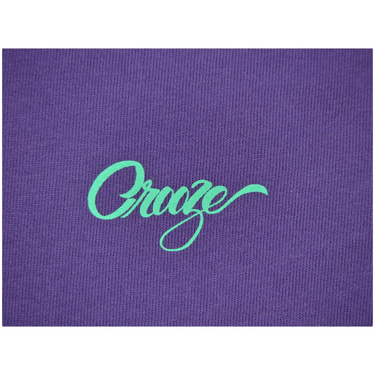 CROOZE Script Long Sleeve Tee -パープル