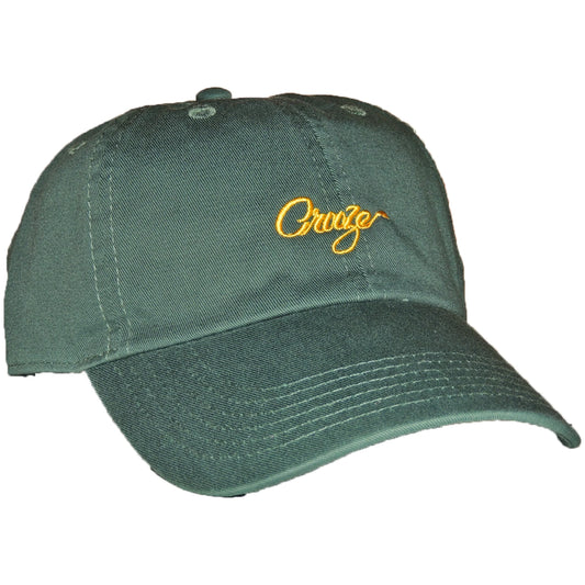 CROOZE Script Logo Cap -グリーン