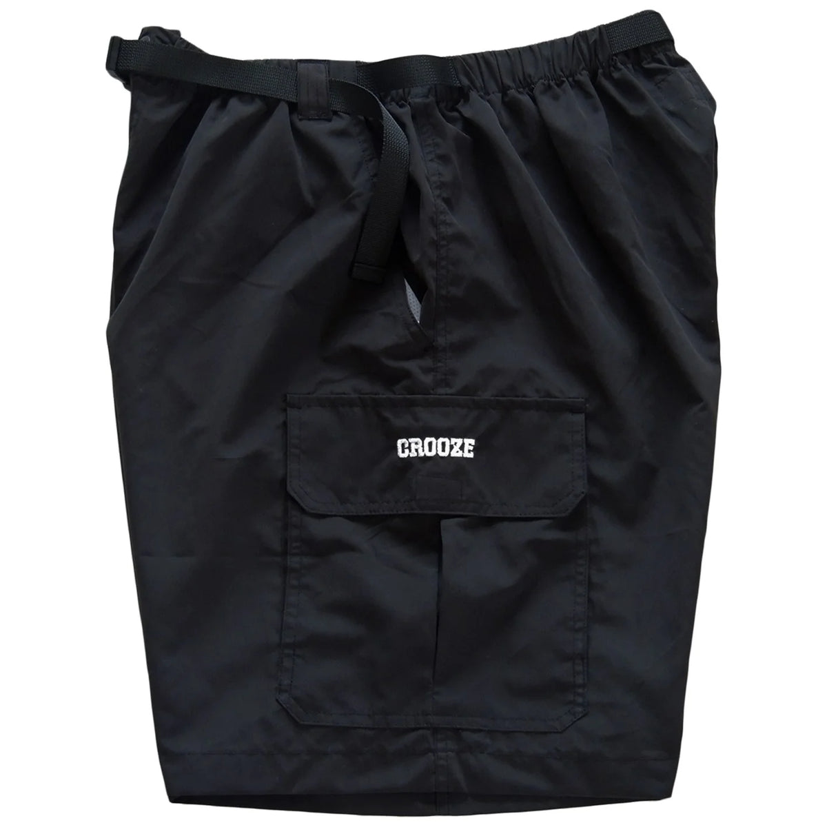 CROOZE Nylon Cargo Shorts -ブラック