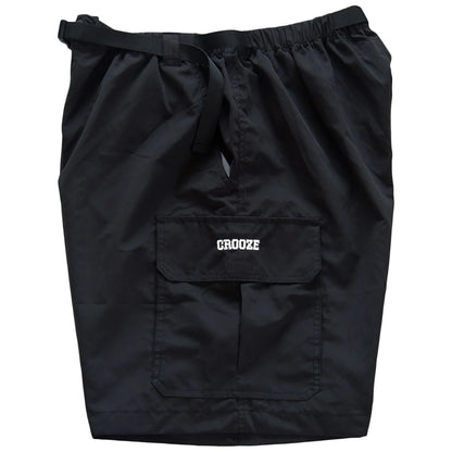 CROOZE Nylon Cargo Shorts -ブラック