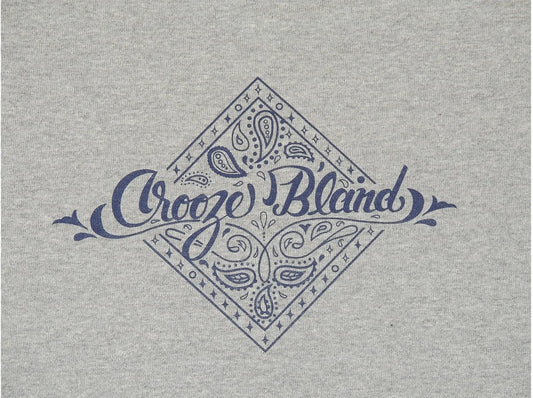 CROOZE Paisley Long Sleeve Tee -グレー