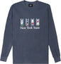 Belief NYC Souvenir Long Sleeve Tee -ブラック