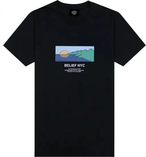 Belief NYC Horizon Tee -ブラック
