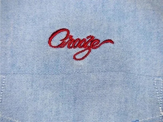 CROOZE Oxford Button-Down L/S Shirt -ブルー