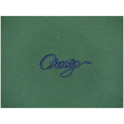 CROOZE Script Logo Crewneck -グリーン