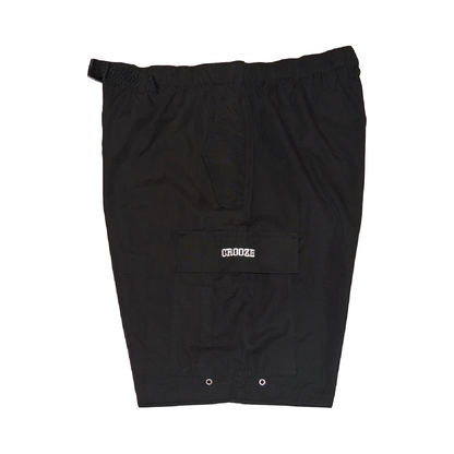 CROOZE Nylon Cargo Shorts -ブラック