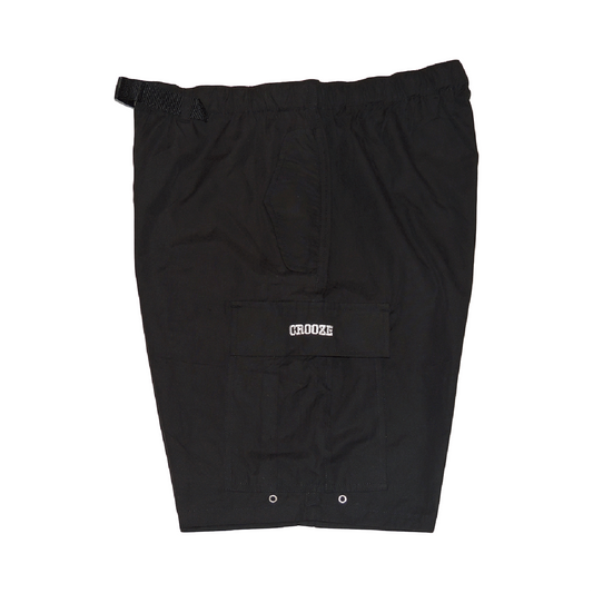 CROOZE Nylon Cargo Shorts -ブラック