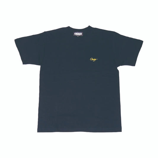 CROOZE Script One Point Tee -ネイビー