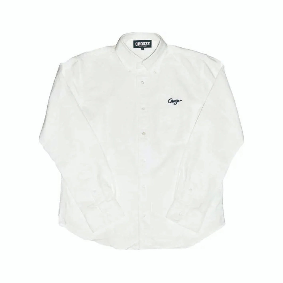 CROOZE Oxford Button-Down L/S Shirt -ホワイト