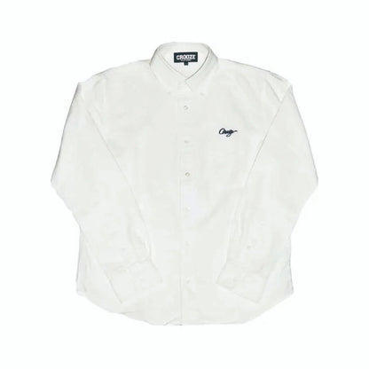 CROOZE Oxford Button-Down L/S Shirt -ホワイト