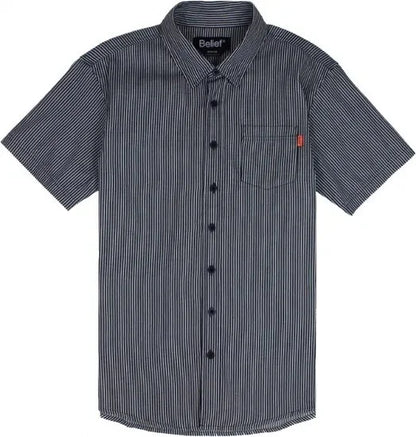 Belief NYC Union S/S Button Up -レールロードデニム
