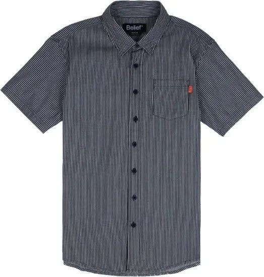 Belief NYC Union S/S Button Up -レールロードデニム