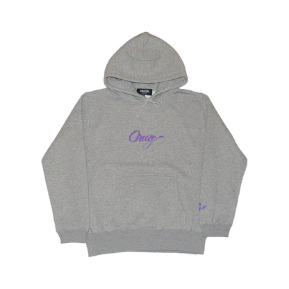 CROOZE Script Logo Hoodie -グレー