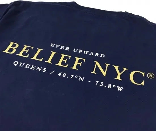 Belief NYC Compass Pocket Tee -ネイビー