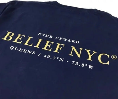 Belief NYC Compass Pocket Tee -ネイビー