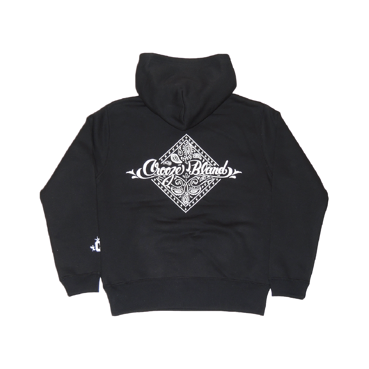 CROOZE Paisley Hoodie -ブラック