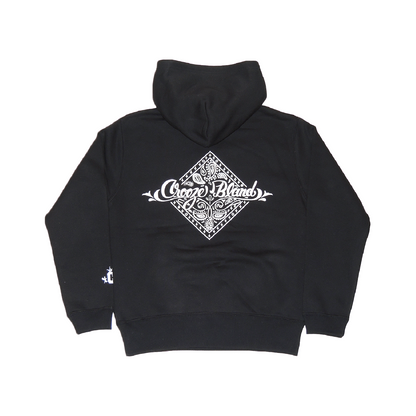 CROOZE Paisley Hoodie -ブラック