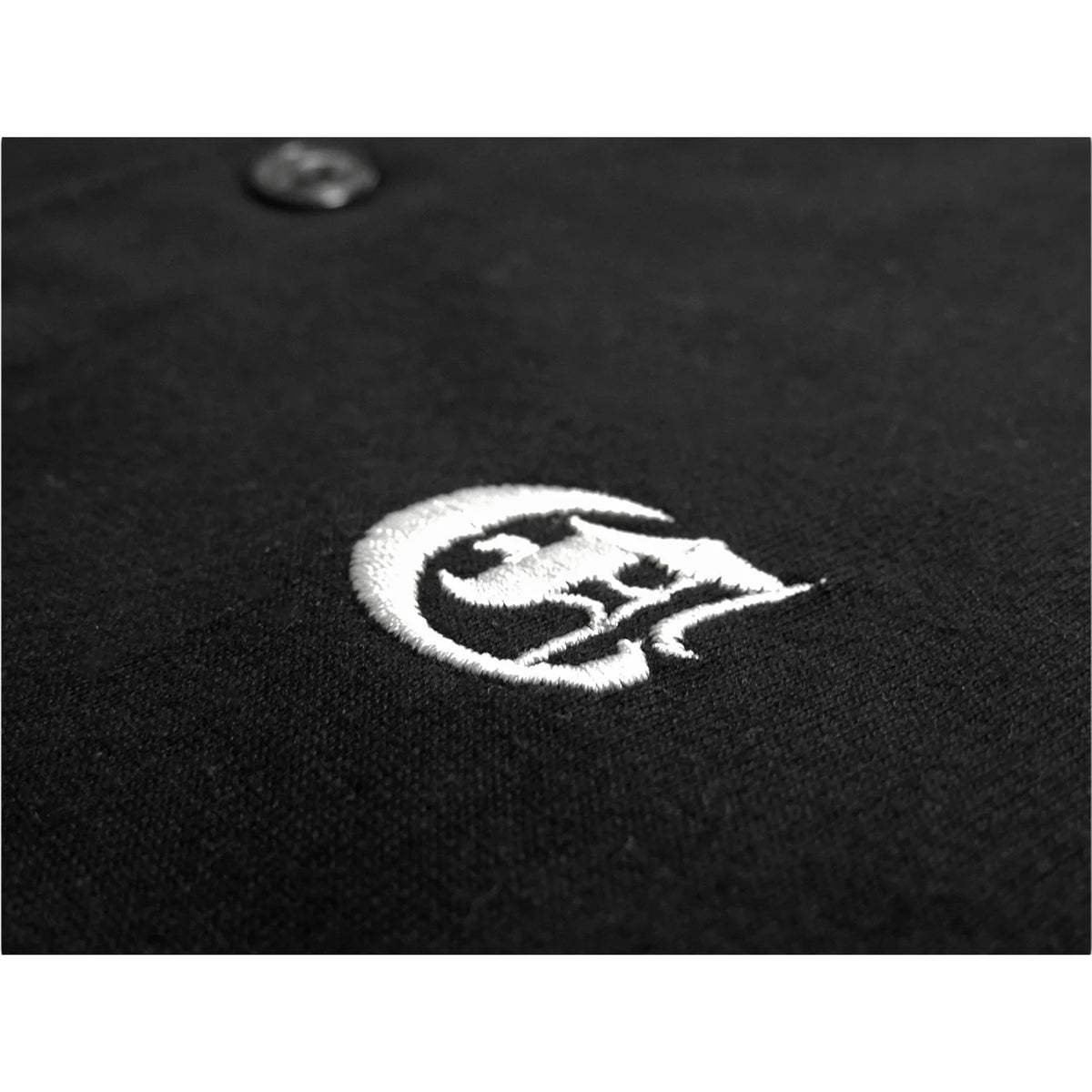 CROOZE O/E Logo Henley Neck Tee -ブラック