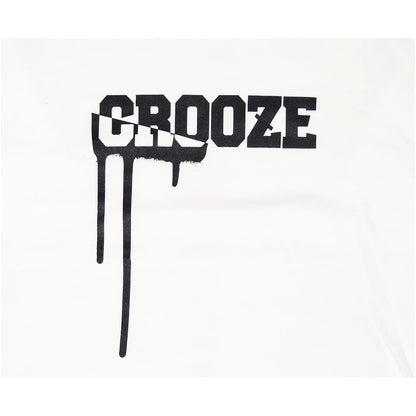 CROOZE Drip Logo Long Sleeve Tee -ホワイト